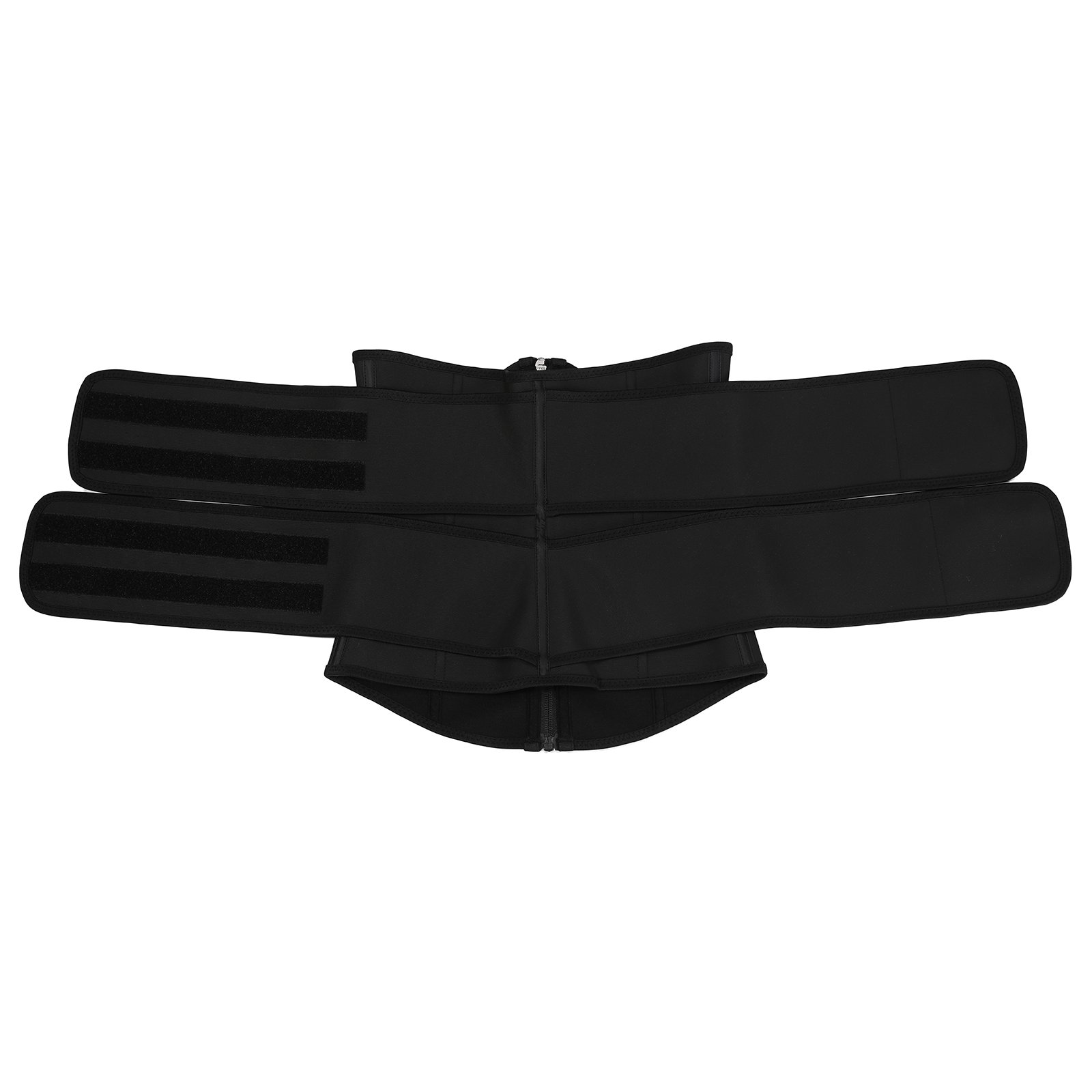 Hexin Wholesale Tummy Trimmer Black Double Belt Waist Trainer High Compression Plus Size Waist Trainer Woman