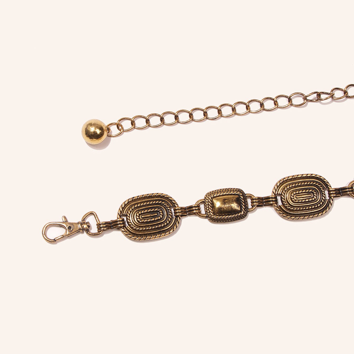 Women's Waist Chain Women's European And American Vintage Silver Summer Skirt European And American Metal Chain Belt