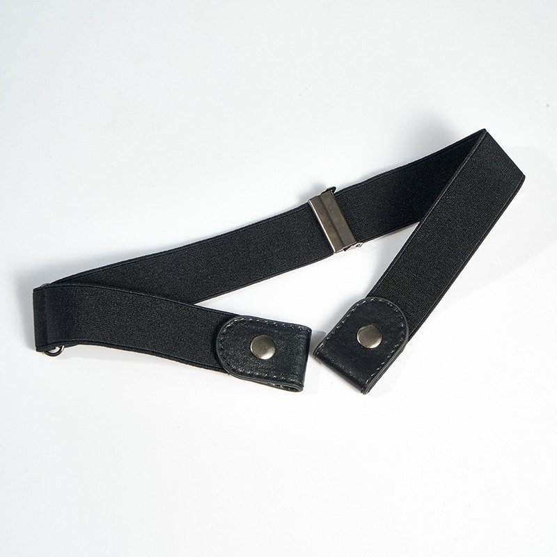 Wholesale Customizable Simple Design Women's Elastic Invisible Lazy Knitted Belt Versatile Waist Chain Waist Belt