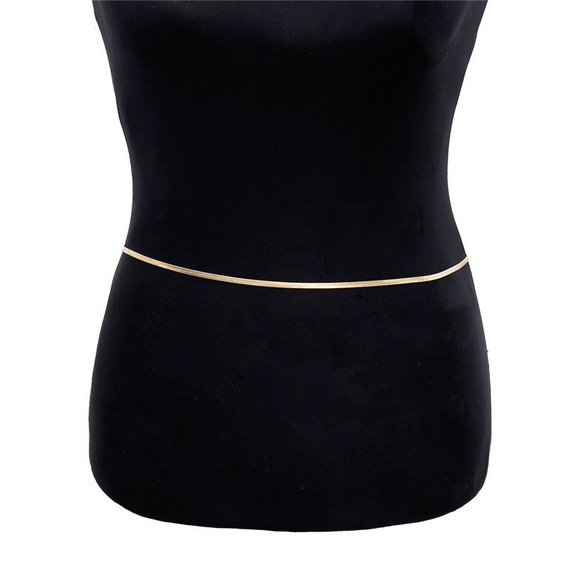 Women Sexy 18k Gold Stainless Steel Tarnish Free Waterproof Fashion Fine Jewelry Belt Belly Waist Body Chain
