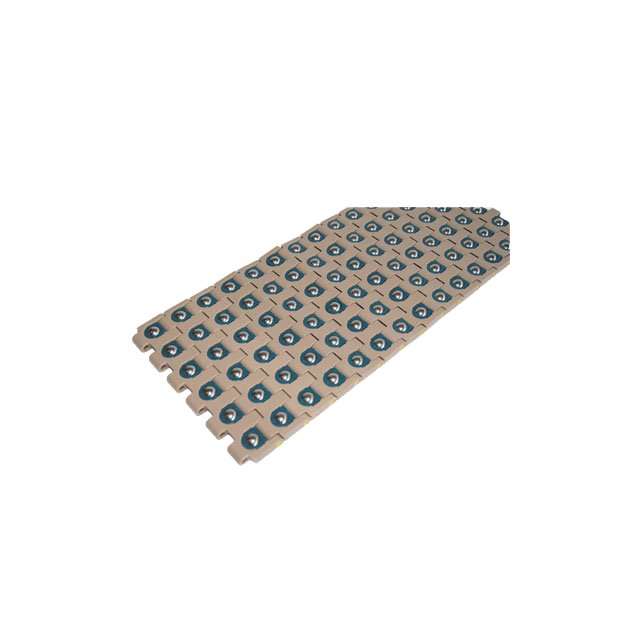Straight Running Conveyor Modular Belt With Transverse Roller Top For Packaging Machine