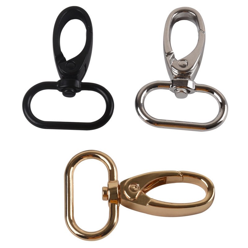 25mm Metal Dog Chain Collar Swivel Lobster Leather Handbag Purse Shoulder Strap Belt Clasp Carabiner Snap Hook