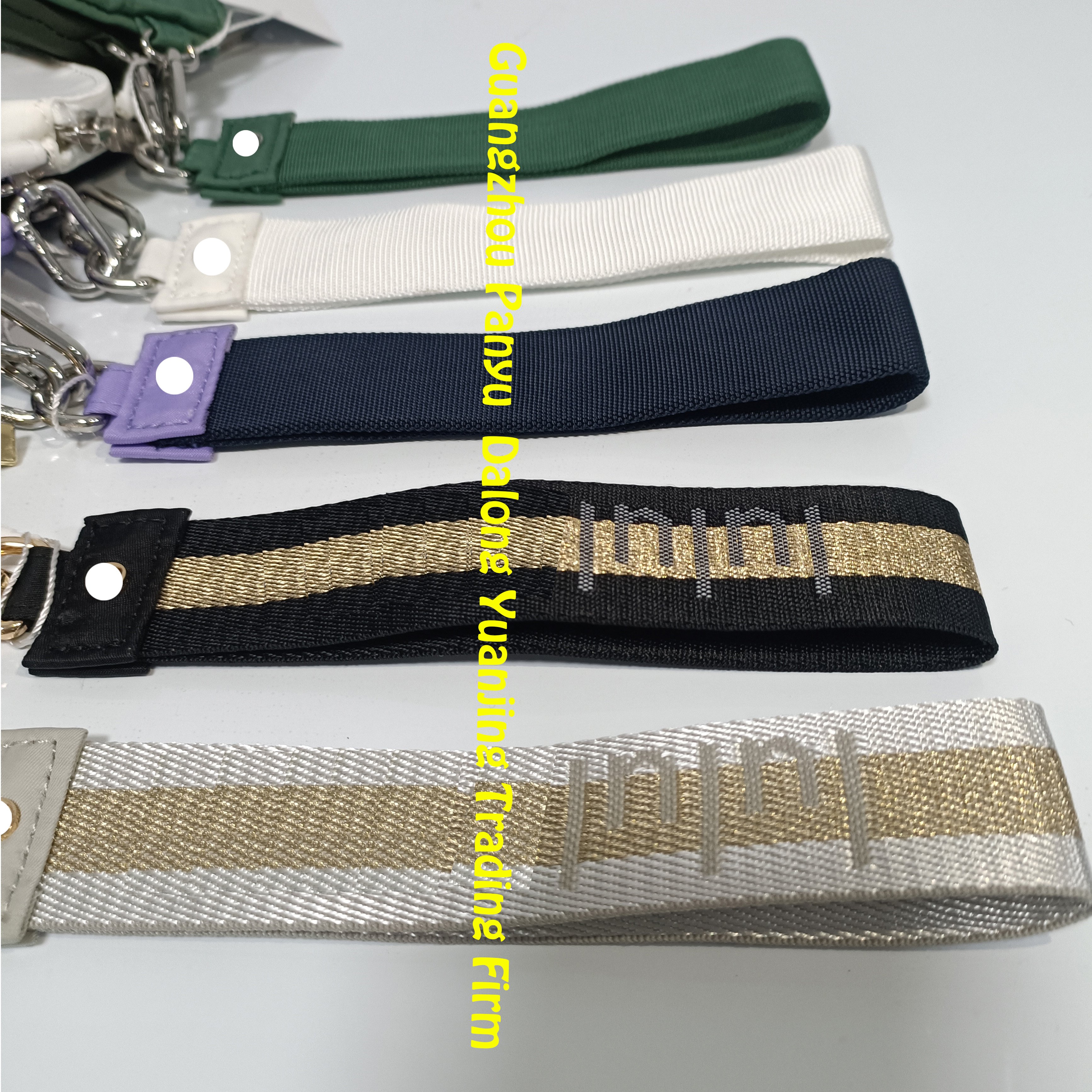 Luxury Fashion Double Wrist Wallet Coin Bag with lulu Logo Dual Pouch Wristlet Key Chain Bracelet Card Holder Wallet