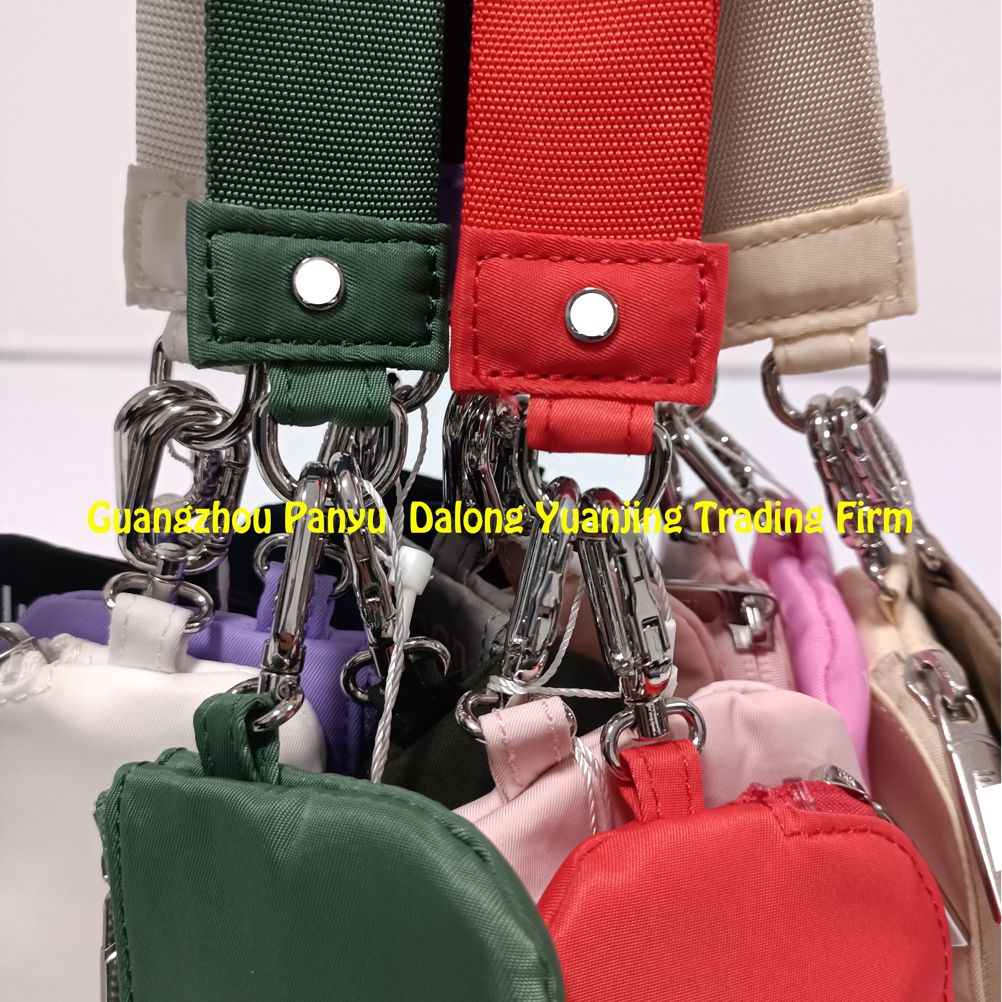 Luxury Fashion Double Wrist Wallet Coin Bag with lulu Logo Dual Pouch Wristlet Key Chain Bracelet Card Holder Wallet
