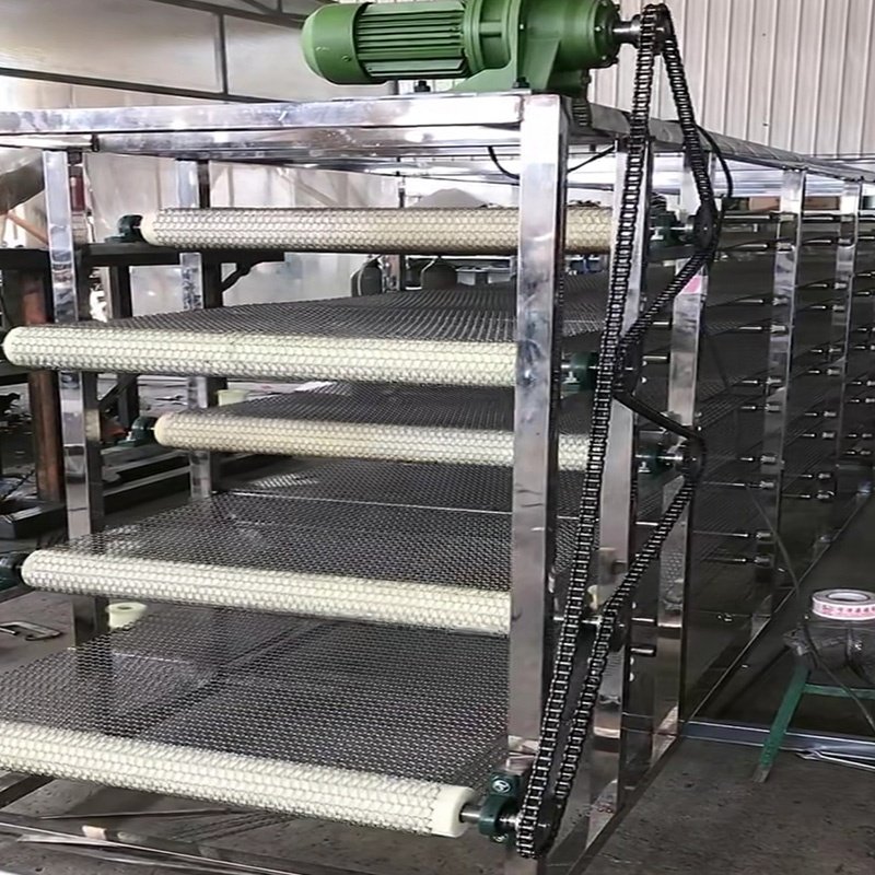 Manufacturers customized processing of high temperature resistant 304 stainless steel mesh belt conveyor