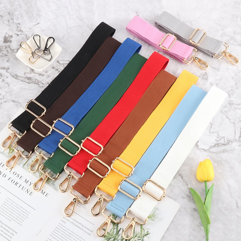 Solid Color Accept custom Bag with Shoulder Strap Replaceable Wide Handbag Strap Crossbody Bag Accessories Adjustable bag strap