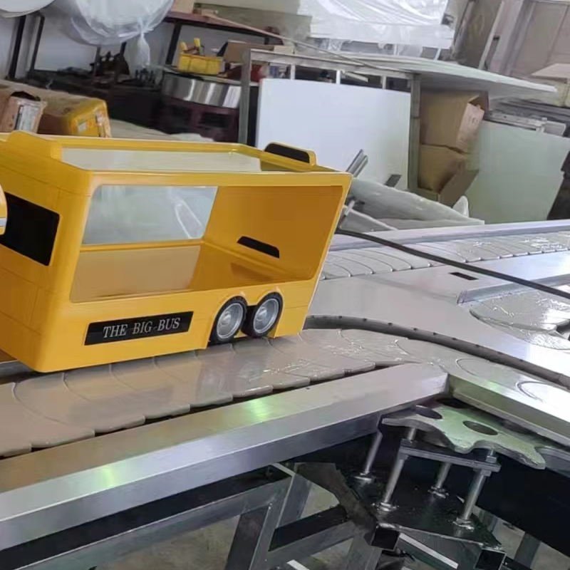 Nice price sushi rotary bar food delivery train restaurant conveyor belt table machine for sale