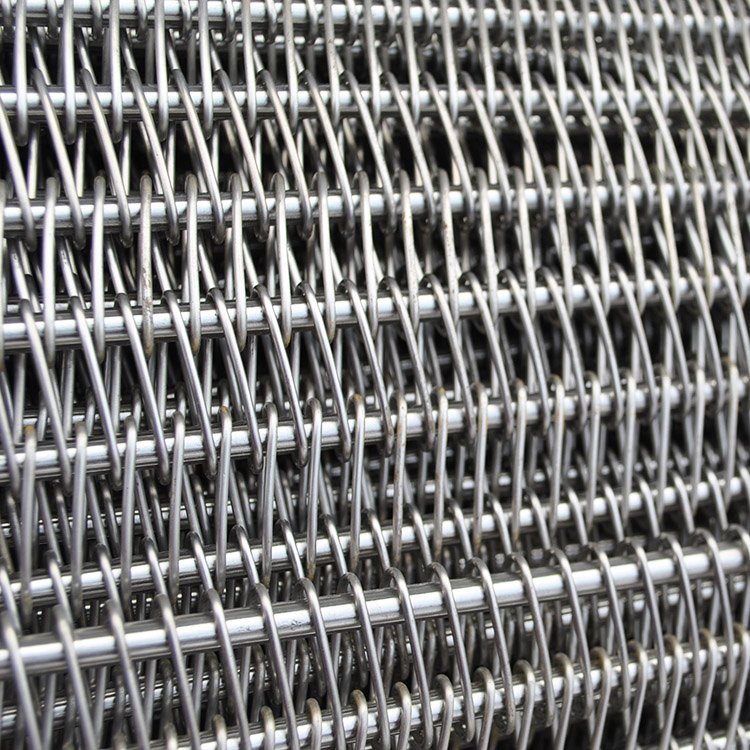 stainless steel wire heat resistant spiral mesh conveyor belt
