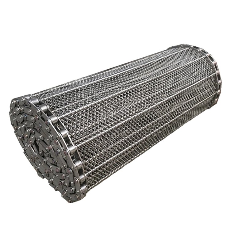 stainless steel wire heat resistant spiral mesh conveyor belt