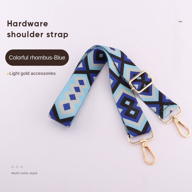 New bag shoulder strap interchangeable bag strappy canvas strap case printing band canvas strap leather Bag Strap shoulder strap
