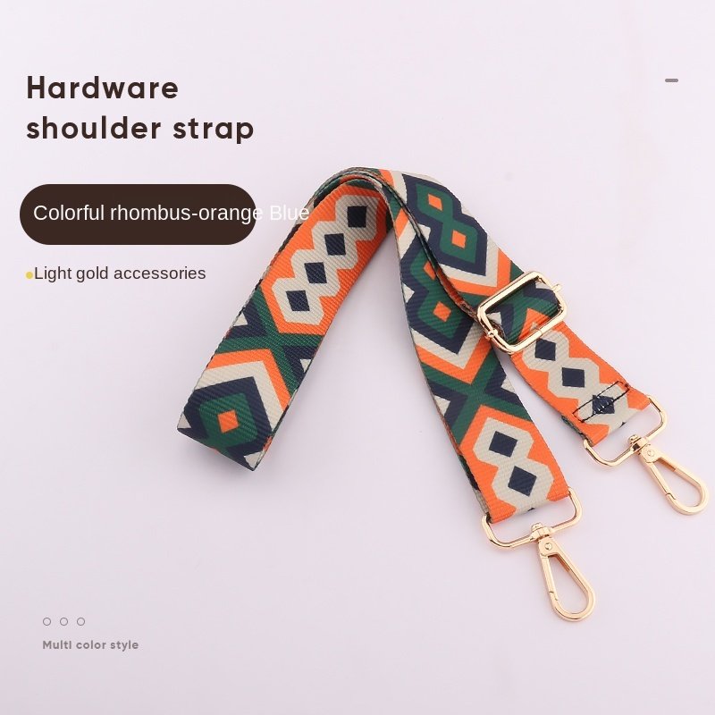 New bag shoulder strap interchangeable bag strappy canvas strap case printing band canvas strap leather Bag Strap shoulder strap