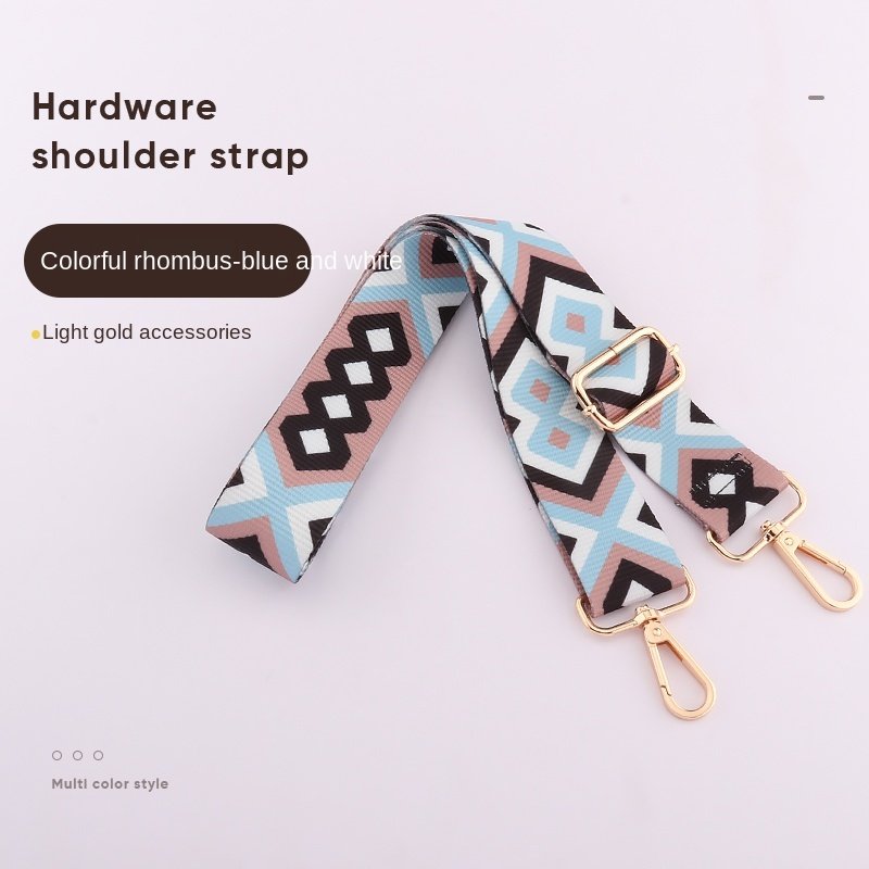 New bag shoulder strap interchangeable bag strappy canvas strap case printing band canvas strap leather Bag Strap shoulder strap