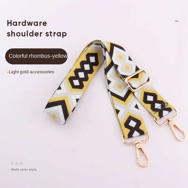 New bag shoulder strap interchangeable bag strappy canvas strap case printing band canvas strap leather Bag Strap shoulder strap