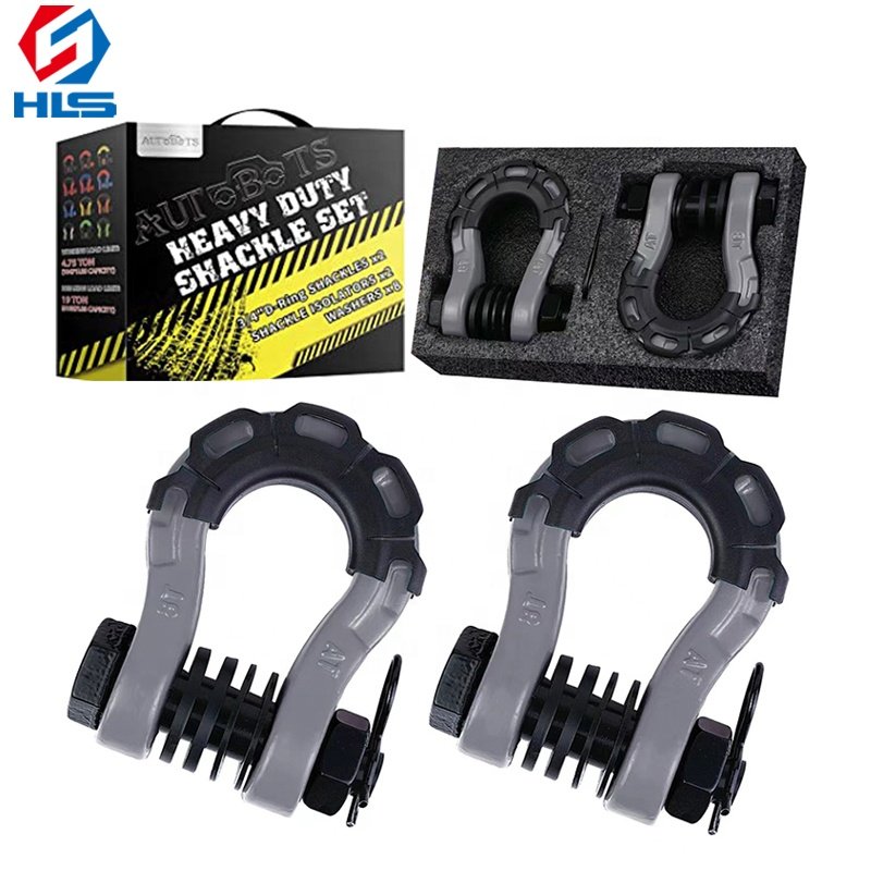 Alloy Steel Drop Forged G2130 3/4 Towing 8Ton Shackle with nut mega d ring shackle