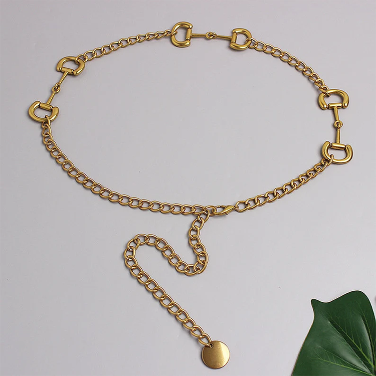 Gold Filled Belly Waist Chain Dress Belt Chunky Body Chain Belts Sexy Gold Belly Waist Chain