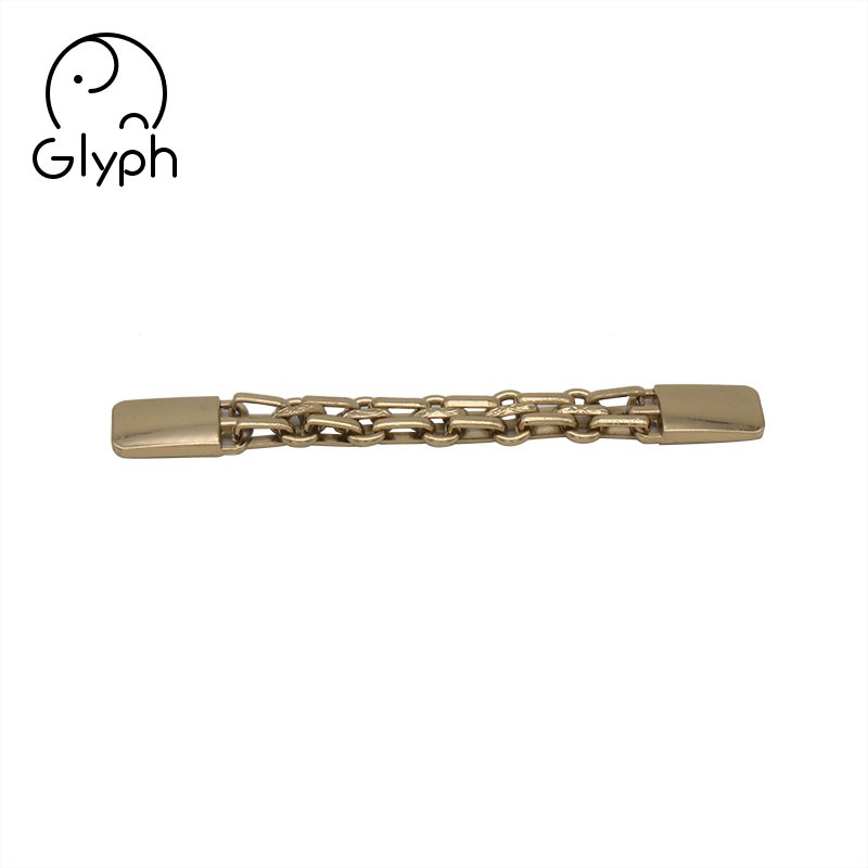 Wholesale fashion belt accessories alloy 120mm metal strap chain for belt