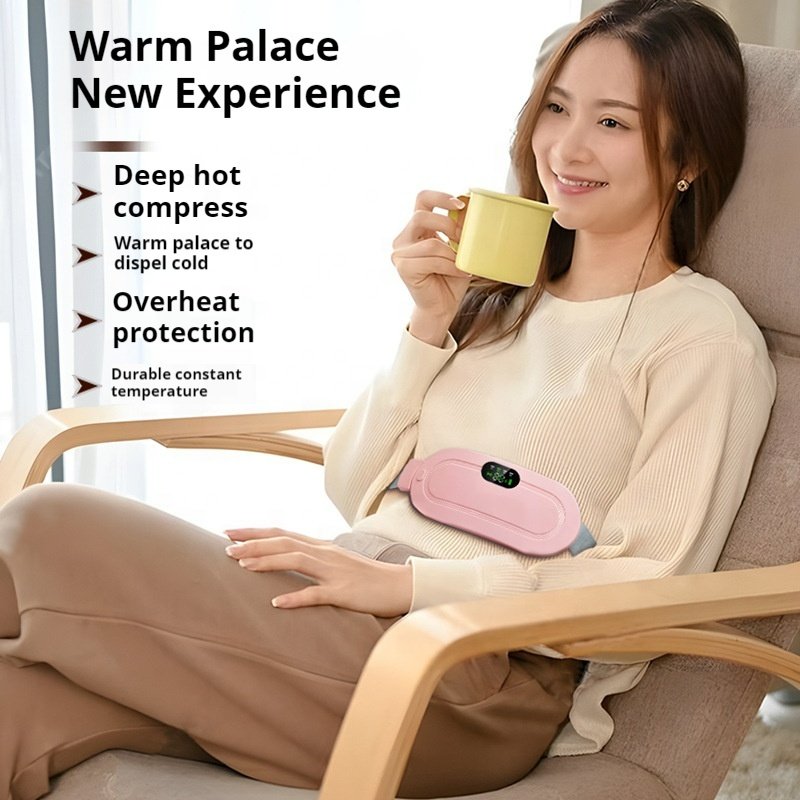 USB Menstrual Heating Pad Wrap Belt for Period Pain Relief Healthcare Supply for Menstrual Cramps