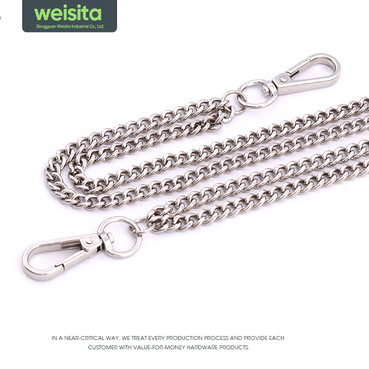 Rock Punk Hook Trouser Pants Waist Link Belt Metal Wallet Silver Chain Hip Hop Chain Belts for Cool Guy Pants Accessories