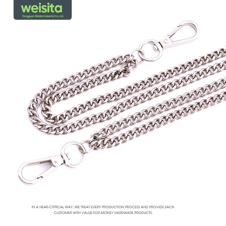 Rock Punk Hook Trouser Pants Waist Link Belt Metal Wallet Silver Chain Hip Hop Chain Belts for Cool Guy Pants Accessories
