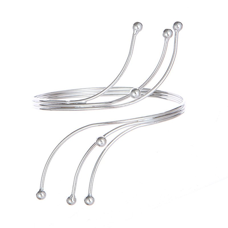 fashion multi-layer sun female male metal open bracelet arm belt For Women