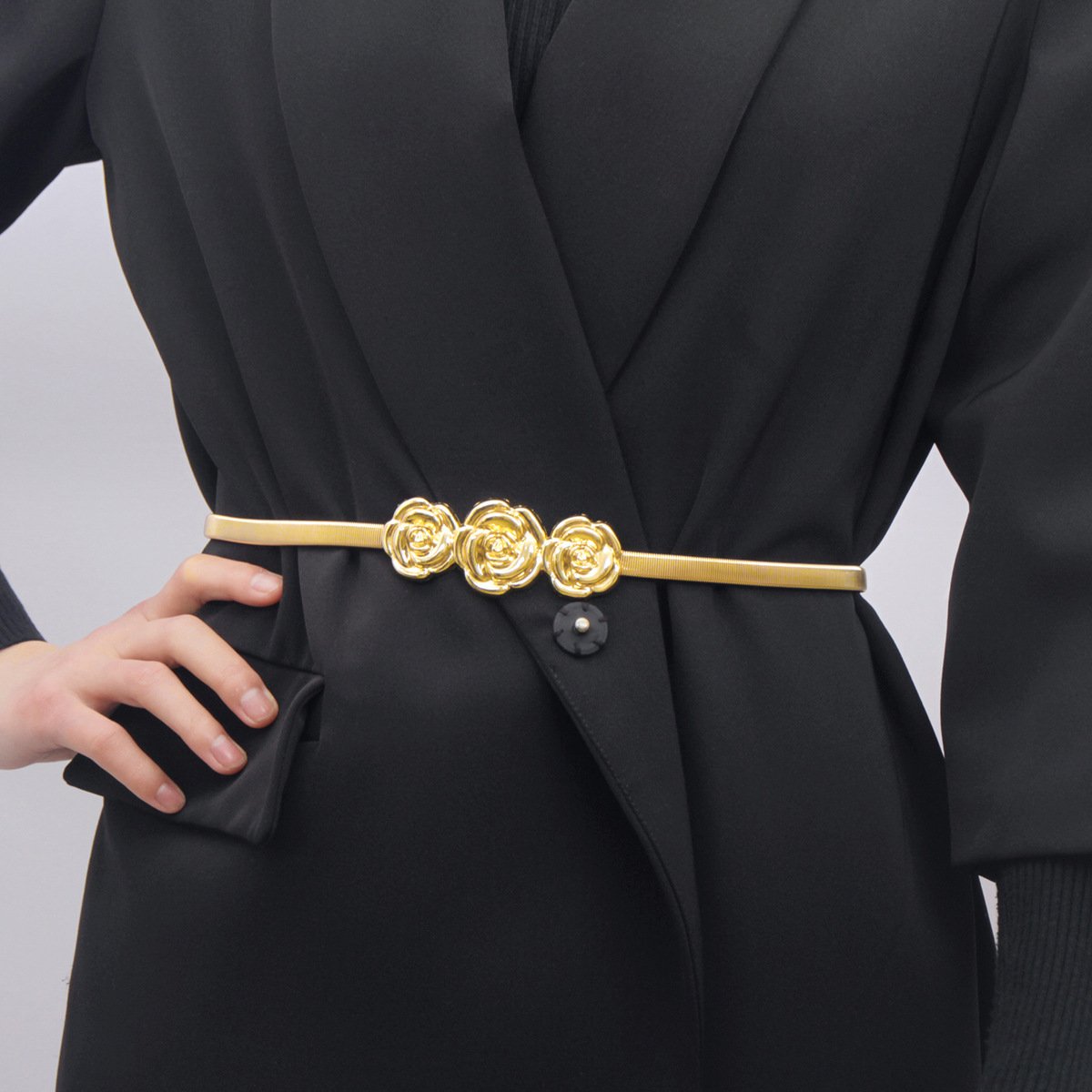 26 Style Gold Chain Belt for Dress Decoration Fashion Metal Spring-design Belt Body Chain