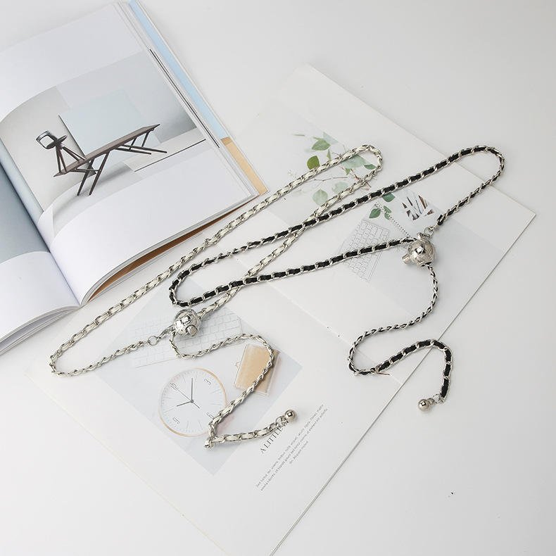 Fashion Chain Belt For Women Metal Waist Chain Female Dress Jeans Decoration Waistband