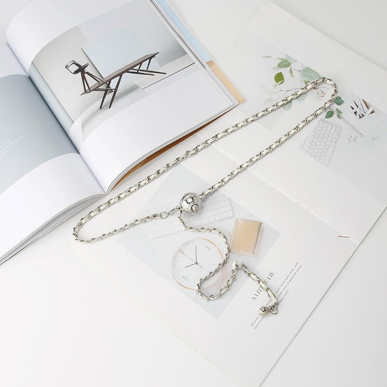 Fashion Chain Belt For Women Metal Waist Chain Female Dress Jeans Decoration Waistband