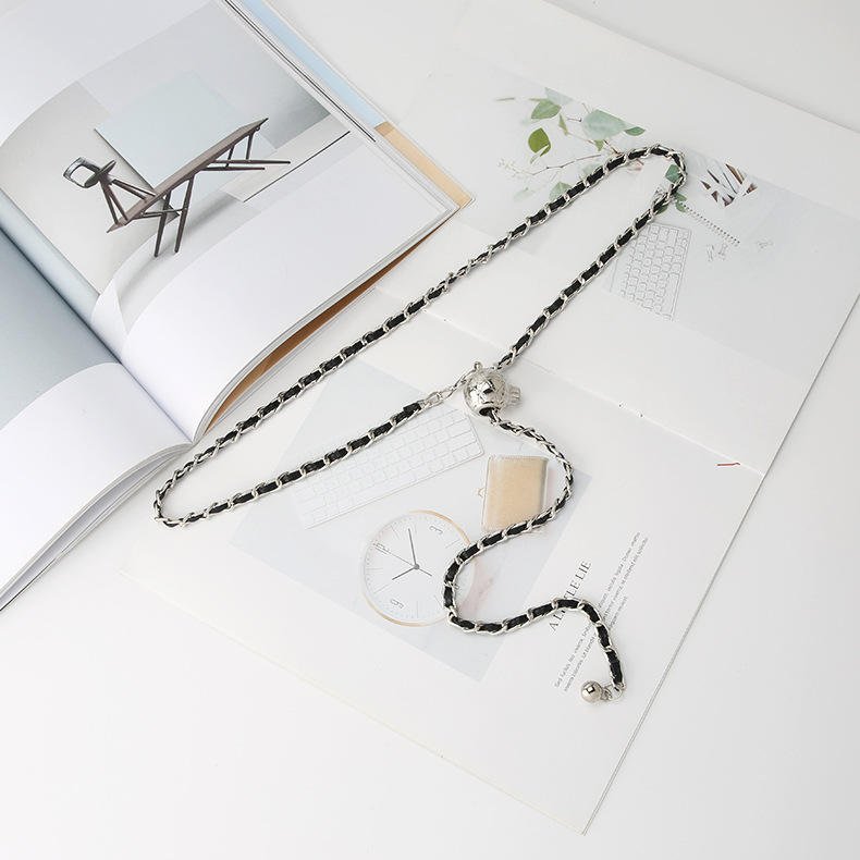 Fashion Chain Belt For Women Metal Waist Chain Female Dress Jeans Decoration Waistband