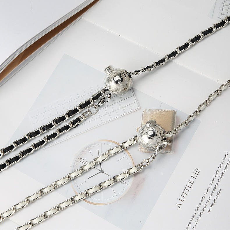 Fashion Chain Belt For Women Metal Waist Chain Female Dress Jeans Decoration Waistband