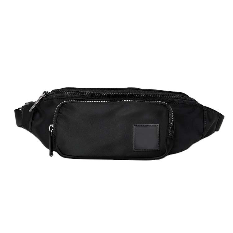 Custom Waterproof Nylon Fanny Pack Crossbody Chest Bag Women Men/Unisex with Logo Camping Bicycle Running Waist Belt Bag