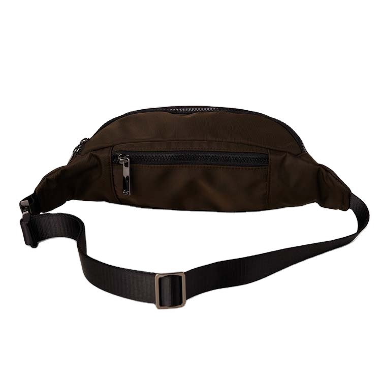 Custom Waterproof Nylon Fanny Pack Crossbody Chest Bag Women Men/Unisex with Logo Camping Bicycle Running Waist Belt Bag