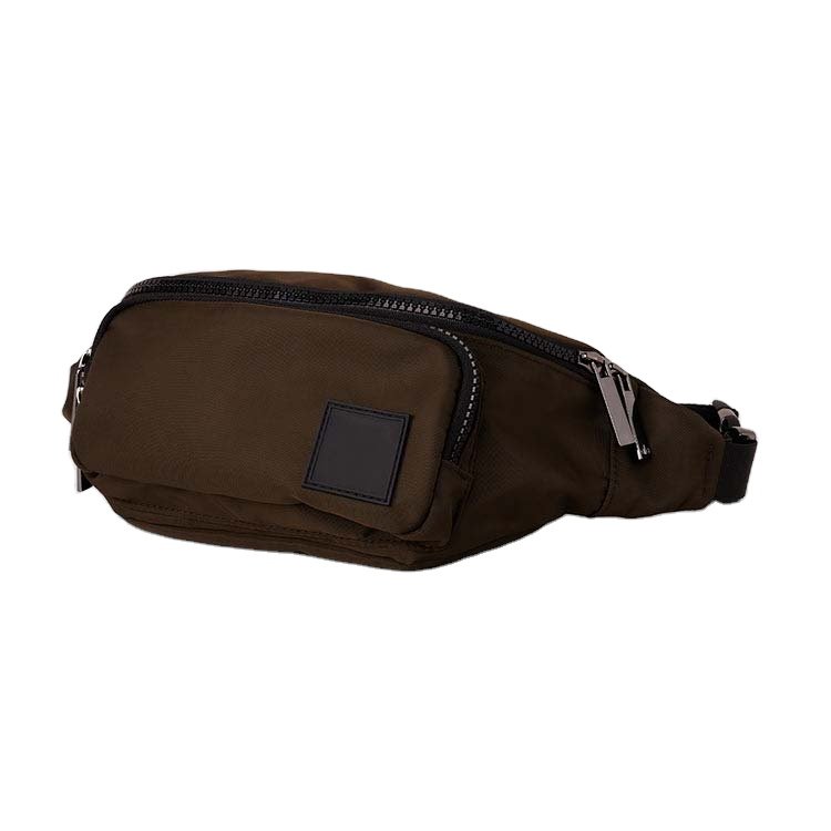 Custom Waterproof Nylon Fanny Pack Crossbody Chest Bag Women Men/Unisex with Logo Camping Bicycle Running Waist Belt Bag