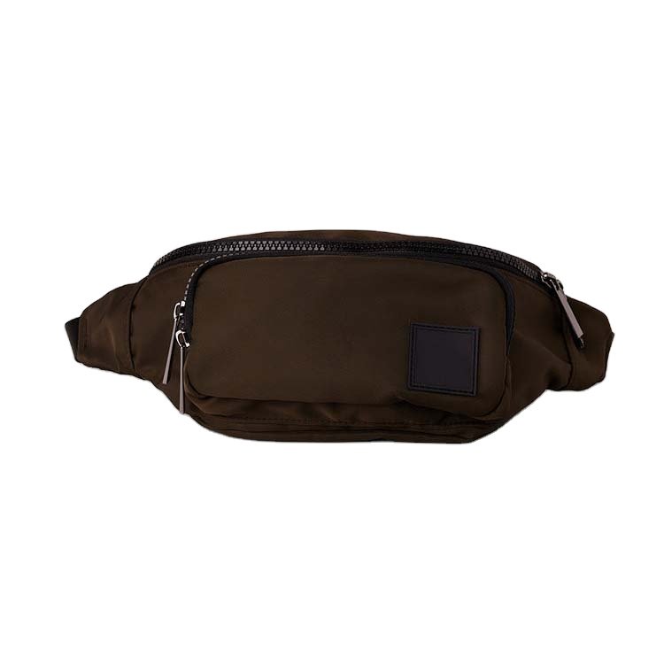 Custom Waterproof Nylon Fanny Pack Crossbody Chest Bag Women Men/Unisex with Logo Camping Bicycle Running Waist Belt Bag