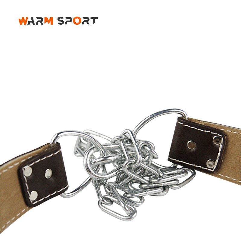 High quality Custom Logo Home Exercise Pull Up Weight Lifting Gym Dip Belt With Chain