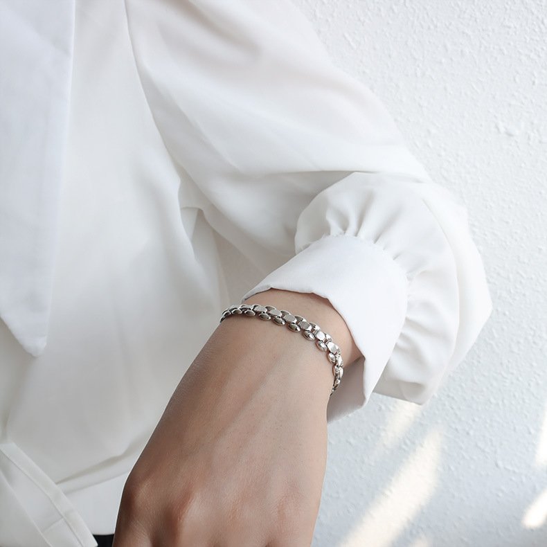 Ins New Arrival 18K Gold Plated Stainless Steel Jewelry Watch Chunky Wide Chain Bracelet For Women Men