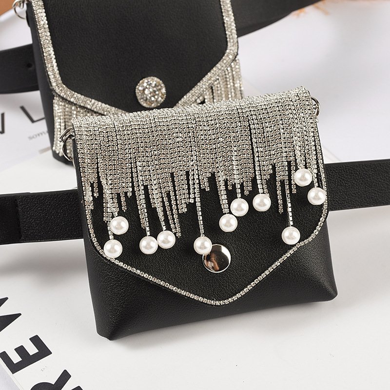 Women's Fashion Leather Fancy Belt Bag Wholesale Trendy Western Waistbands with Belt Bag