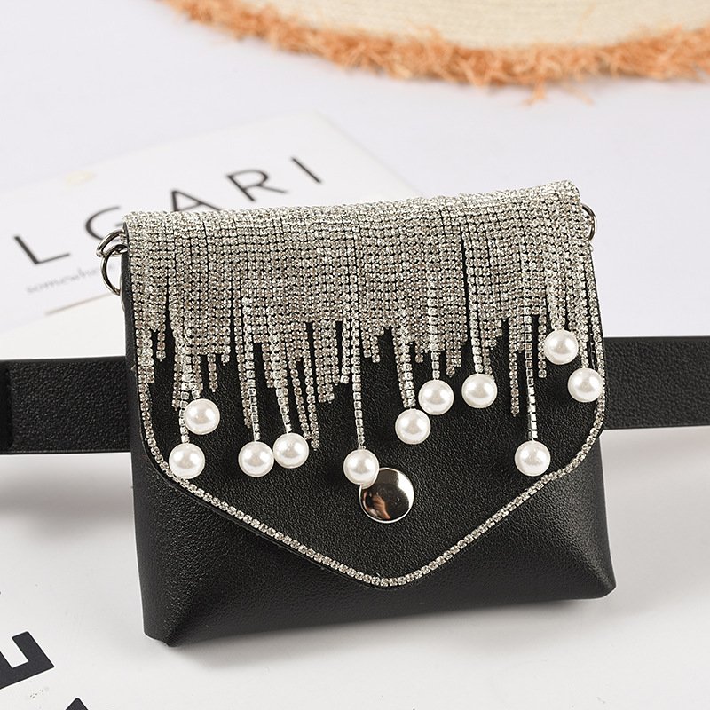 Women's Fashion Leather Fancy Belt Bag Wholesale Trendy Western Waistbands with Belt Bag