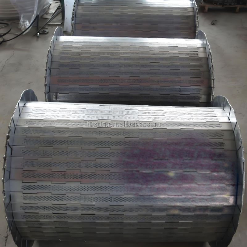 Professional chain plate link conveyor belt with high quality for sale