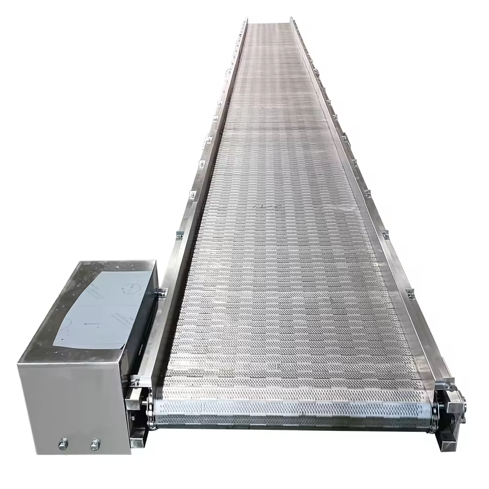 Stainless Steel 304/316 Oven Bread Chain Plate Conveyor for Fryer