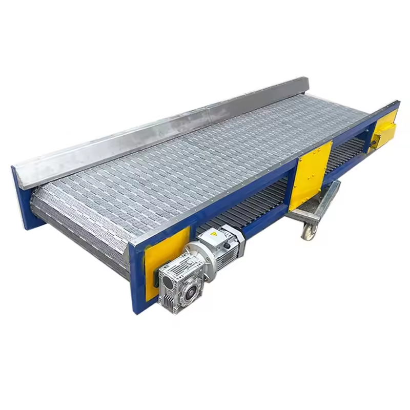 Stainless Steel 304/316 Oven Bread Chain Plate Conveyor for Fryer