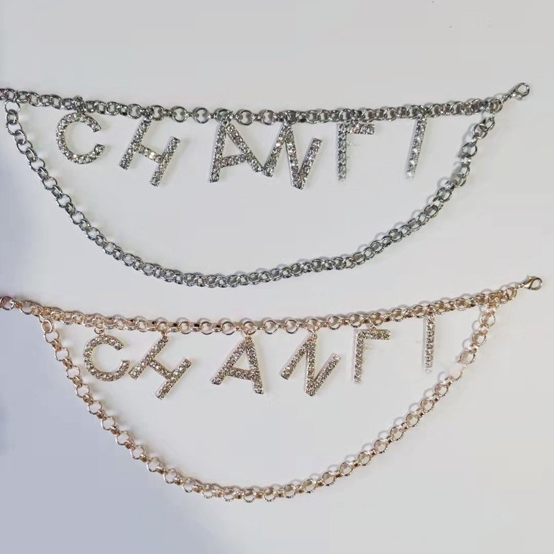 High quality metal ladies dress waist accessories Fashion Designer Chain Belt For Women