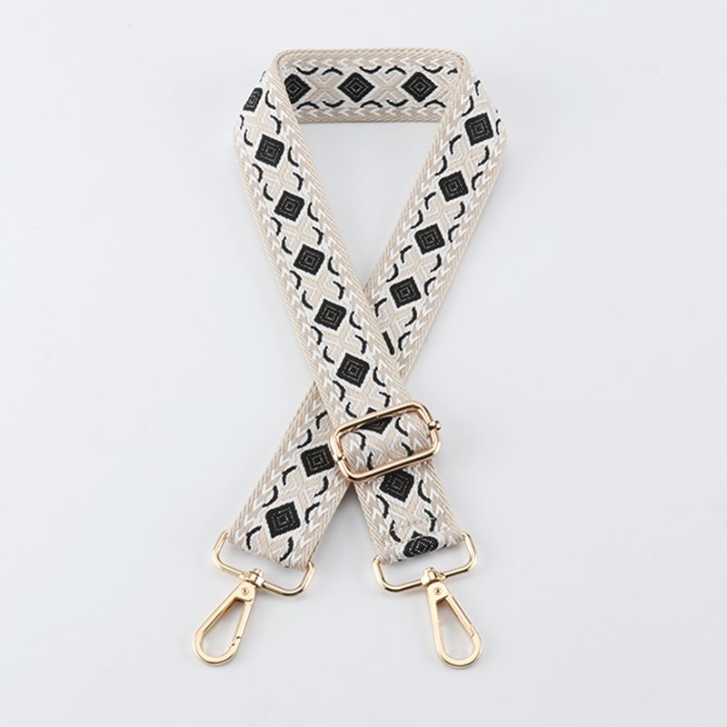 Two-color diamond Bag Strap Replaceable wide handbag strap Crossbody bag accessories Adjustable bag strap
