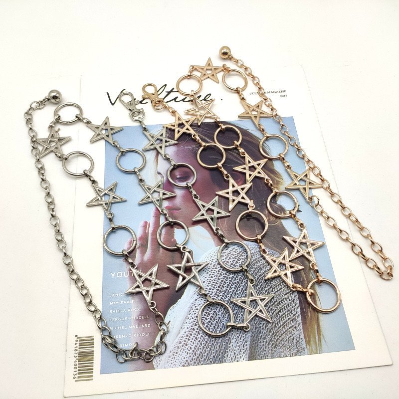 New stars thin chain women's belt fashion fresh sweet dress manufacturers wholesale