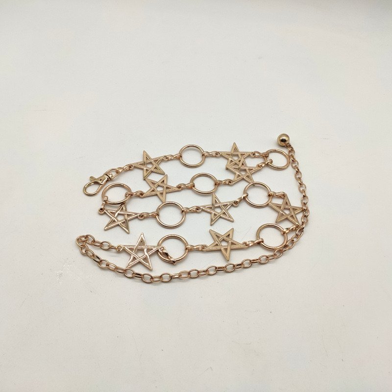 New stars thin chain women's belt fashion fresh sweet dress manufacturers wholesale
