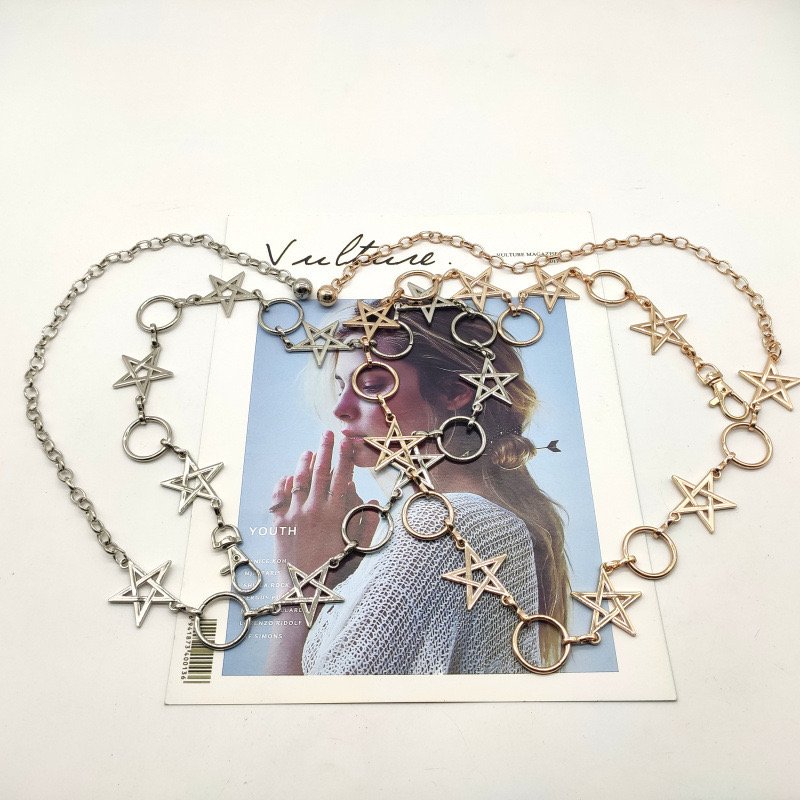 New stars thin chain women's belt fashion fresh sweet dress manufacturers wholesale