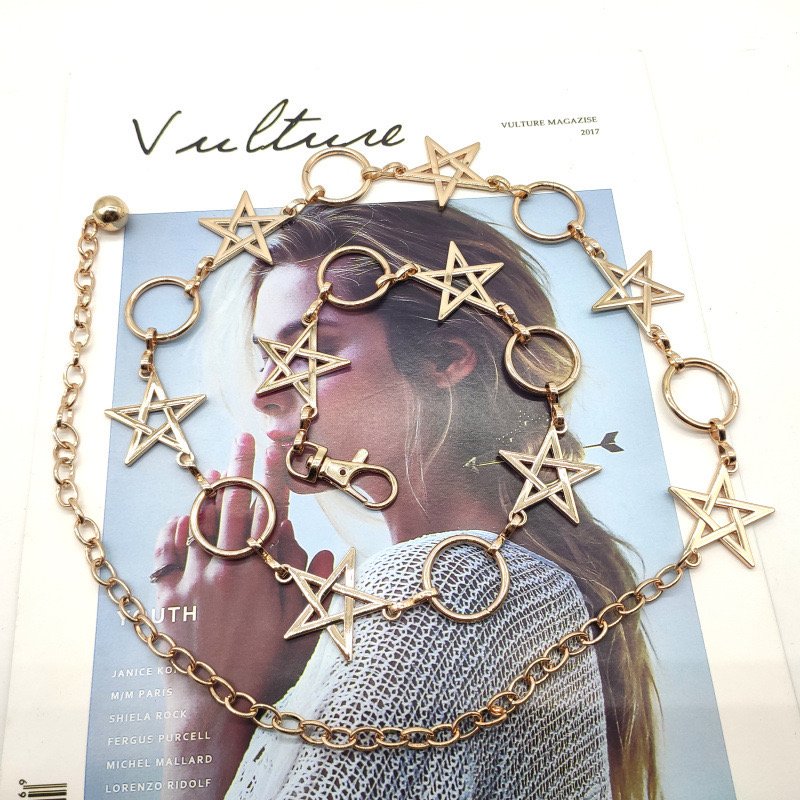 New stars thin chain women's belt fashion fresh sweet dress manufacturers wholesale