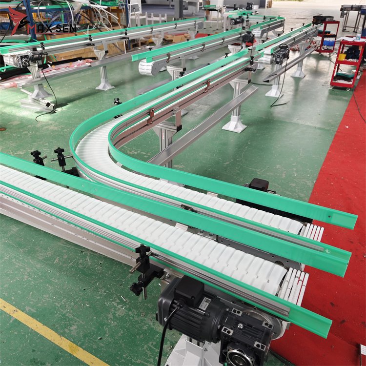 Flexible Slat Top Link Conveyor Tooth Type Flexible Chain Conveyor