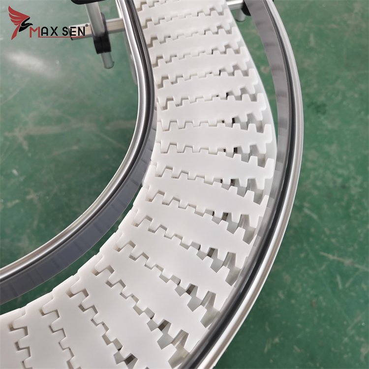 Flexible Slat Top Link Conveyor Tooth Type Flexible Chain Conveyor