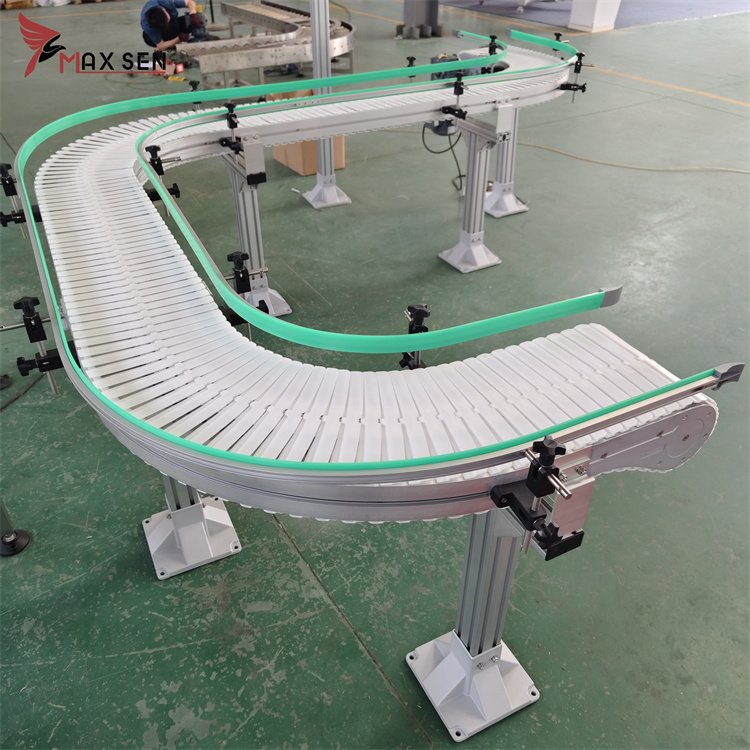 Flexible Slat Top Link Conveyor Tooth Type Flexible Chain Conveyor