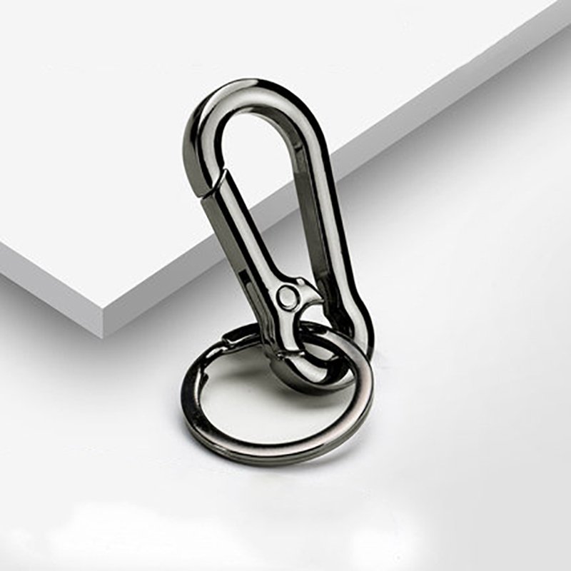 New Keychain Climbing Hook Car Keychain Simple Strong Carabiner Shape Keychain Accessories Metal Vintage Key Chain Ring